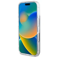 Hello Kitty IML Linksmas kaspinas magnetinis iPhone 16 Pro dėklas - juodas