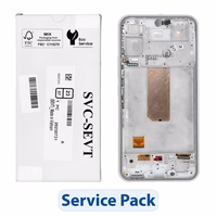 ServicePack LCD ekranas SAMSUNG A54 5G A546B baltas GH82-31231B