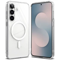 Ringke Fusion magnetinis MagSafe dėklas telefonui Samsung Galaxy S25 FE - skaidrus