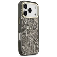 Guess Python Pattern Magnetinis dėklas iPhone 17 Pro (m) - rudas