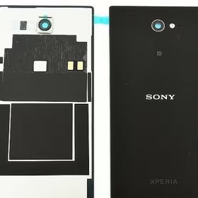 Galinis dangtelis Sony D2303 Xperia M2 juodas originalus (used Grade B)