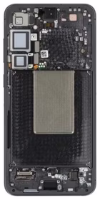 Ekranas Samsung S926 S24 Plus su lietimui jautriu stikliuku ir rėmeliu Violet originalus (used Grade C)