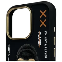 Nimmy Cool&Cute 2.0 Beždžionės dėklas telefonui iPhone 16 Pro Max - juodas