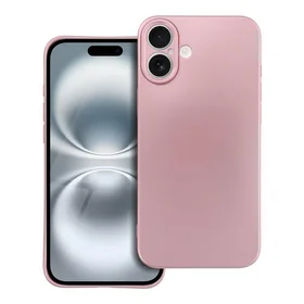 METALLIC dėklas telefonui IPHONE 16 Plus rožinis