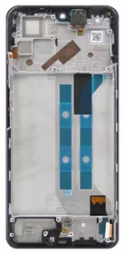 Ekranas Xiaomi Redmi Note 11 Pro/Redmi Note 11 Pro 5G/Poco X4 Pro 5G su lietimui jautriu stikliuku ir rėmeliu Graphite Grey originalus (used Grade C)