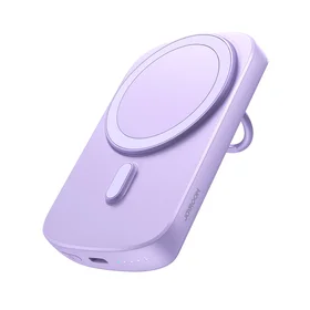 Išorinė baterija Power Bank Joyroom JR-W030 20W Magnetic Wireless 6000mAh violetinė
