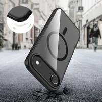 Tech-Protect MagFlex Magnetinis dėklas telefonui iPhone 17 Air - Skaidrus juodas