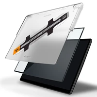 Spigen Glas.tR EZ Fit apsauginis stiklas Tesla Model X 2022 / Model S 2021 - juodas