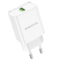 Įkroviklis Borofone BN5 18W USB-A baltas