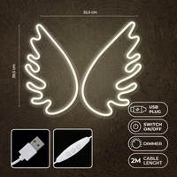 Neon PLEXI LED WINGS baltas FPNE09X Forever Light