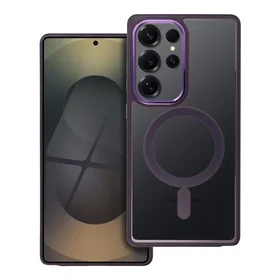 COLOR EDGE MAG COVER dėklas telefonui suderinamas su Magnetiniu SAMSUNG S25 ULTRA giliai violetinė