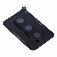 5D pilno klijavimo kameros apsauginis stiklas - Samsung Galaxy S24 Plus juodas