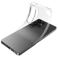 Guess Silikoninis dėklas Puro 03 Nude skirtas Samsung Galaxy S25 Ultra - skaidrus