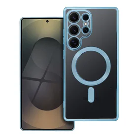 ELECTRO MAG COVER magnetinis dėklas telefonui, suderinamas su MagSafe, skirtas SAMSUNG S25 Ultra, mėlynas