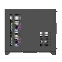 Darflash FT418 kompiuterio korpusas + 6 aRGB ventiliatoriai (juodas)