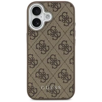 Guess 4G Classic Logo Magnetinis dėklas telefonui iPhone 17 - rudas