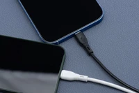 BLUE STAR ECO kabelis 2,4A 27W Type C į Lightning PJ72-18-3 1m baltas