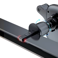 Dudao F5Pro automobilinis telefono laikiklis, tvirtinamas prie oro angos – juodas