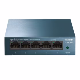 TP-Link LS105G Ne-valdomas Gigabit Ethernet (10/100/1000) Mėlyna