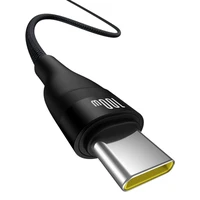 Baseus Flash 2 Įkrovimo kabelis USB į USB-C 100W 1m Juodas