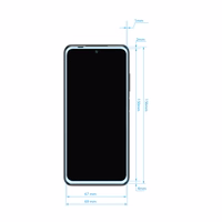 Crong 7D Nano lankstus Glass - Unbreakable 9H hybrid glass the entire Xiaomi Redmi Note 10 5G screen