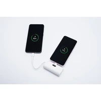 Išorinė baterija Forcell F-Energy Power Plug F5K3 PD 20W 5000 mAh su įmontuotu jungtimi USB C balta