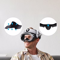 "BoboVR F3" veido sąsaja "Meta Quest 3" - juoda