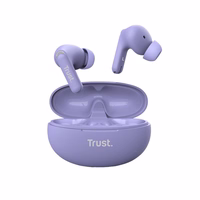 Trust Yavi - belaidis In-Ear Bluetooth TWS Earbuds with Charging dėklas & ENC (violetinis)