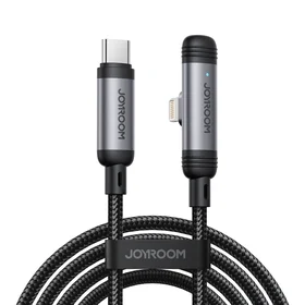Joyroom S-A56 EnjoyX serijos 90° USB-C - Lightning kabelis 30W 1.2m - juodas