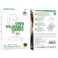 Borofone TWS Bluetooth ausinės BW41 Prestige baltos