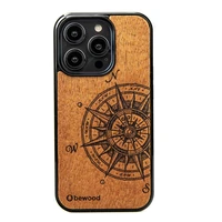 Bewood Traveler Merbau medinis dėklas telefonui iPhone 15 Pro