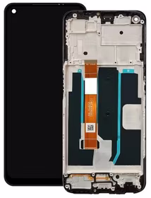 Ekranas OnePlus N200 5G su lietimui jautriu stikliuku ir rėmeliu Black originalus (used Grade C)