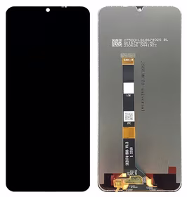 Ekranas Realme C51/C53/Narzo N53/Note 50/Note 60 su lietimui jautriu stikliuku Black ORG