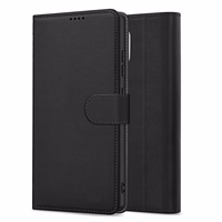 Dėklas Fancy Wallet Xiaomi Redmi 13C/Poco C65/Poco M6 5G juodas