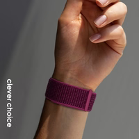 Crong Nylon - Sport Band for Apple Watch 38/40/41/42 mm (Magenta Fusion)