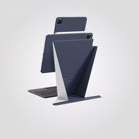 "AmazingThing Matte Pro Mag Folio" dėklas su stovu "iPad Air M3" 13" - Mėlynas