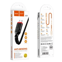 Kabelis USB A į Micro USB Hoco 2,4A 3 m X59 juodas