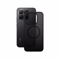 Crong Hybrid Matte Magnetic - Xiaomi 15T MagSafe dėklas (juodas)