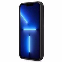 Dėklas BMW BMHCP14MSILBK iPhone 14 Plus 6.7 - juodas silikoninis logotipas