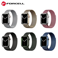 FORCELL F-DESIGN FA03 magnetinis nerūdijančio plieno dirželis APPLE Watch 38 / 40 / 41 mm senovinis auksas