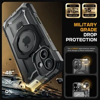 Supcase UB Grip Mag dėklas su MagSafe iPhone 16 - juodas