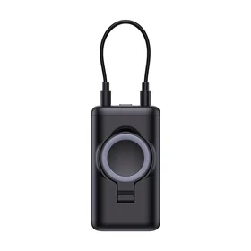 Joyroom JR-W13 5000mAh Belaidis Išorinė baterija Apple Watch + USB-C ir Lightning - juoda