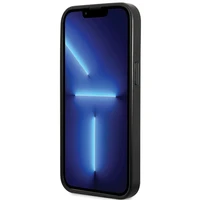 Guess Strass Metal Logo dėklas telefonui iPhone 13 Pro 6.1" - juoda