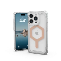 UAG Plyo Magnetinis dėklas telefonui iPhone 15 Pro - permatomas ir perlinis