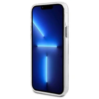 Karl Lagerfeld IML Metalinė Choupette galva MagSafe dėklas iPhone 12 - baltas