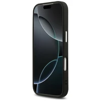 Karl Lagerfeld Pradinė & Metalinis Logo Magnetinis dėklas telefonui iPhone 17 Pro Max - juoda