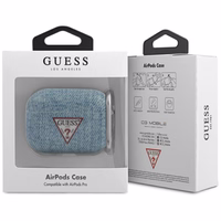 Guess GUACAPTPUJULLB AirPods Pro dėklas mėlynas/šviesiai mėlynas Jeans kolekcija