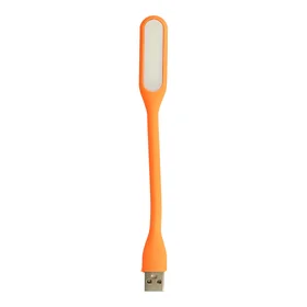 Mini LED lempa silikoninė USB oranžinė
