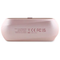 Guess pailgintas metalinis spausdintas logotipas Bluetooth TWS ausinės + įkrovimo stotelė - rožinės