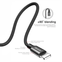 USB kabelis Baseus Yiven USB to Apple Lightning 1.8m juodas CALYW-A01